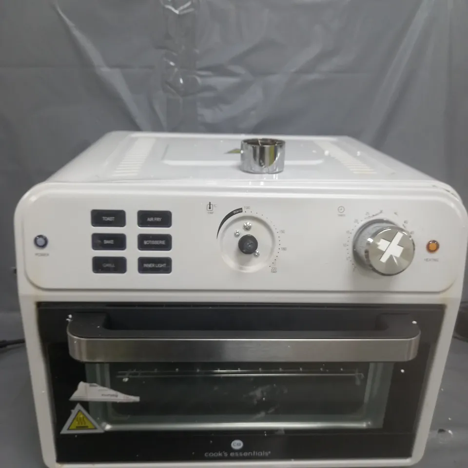 COOK'S ESSENTIALS AIR FRYER OVEN WHITE