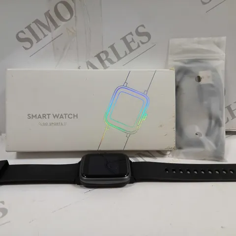 BOXED SMART FITNESS WATCH - BLACK