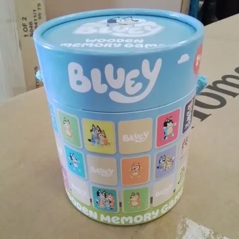 BOXED AND SEALED BLUEY WOODEN MEMORY GAME