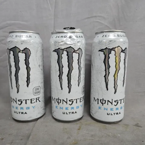 APPROXIMATELY 5 CANS OF MONSTER ENERGY ULTRA
