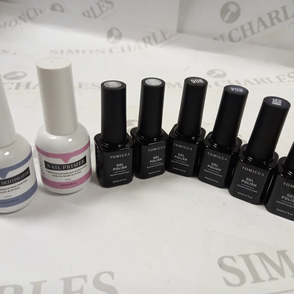 ASSORTMENT OF UV/LED CURED NAIL COLOUR APPROX. 20 ITEMS 