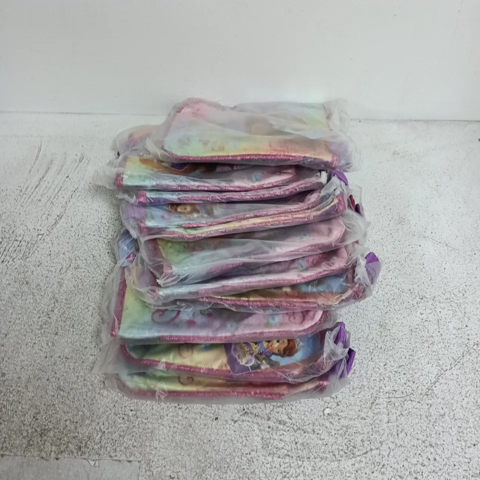 BAG CONTAINING APPROXIMATELY 10 SOFIA THE FIRST BAGS 