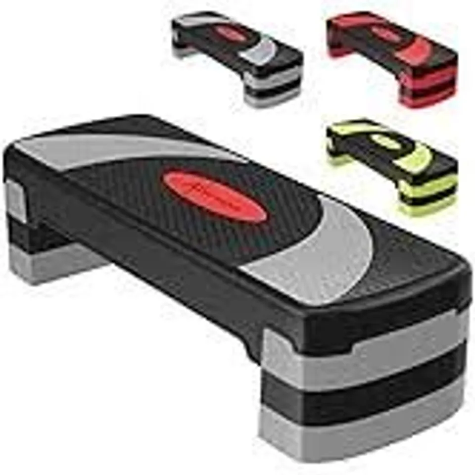 ACTIVE FOREVER STEPPERS FOR EXERCISE 3 LEVELS - BLACK/GREY