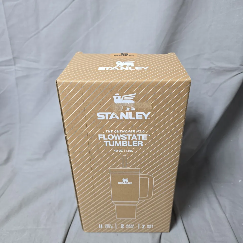 BOXED AND SEALED STANLEY QUENCHER H2.0 TUMBLER – 40 OZ / 1.18 L – BLACK