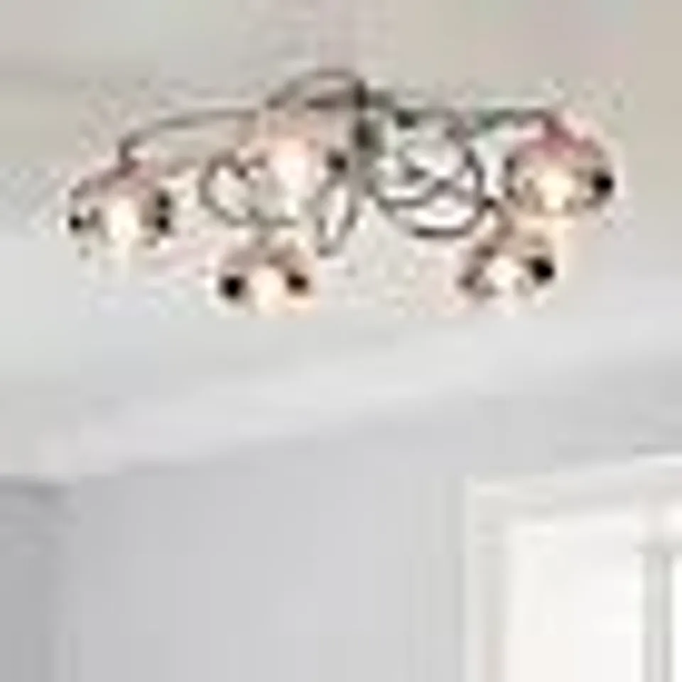 BOXED SEYCHELLES 5 LIGHT FLUSH CEILING LIGHT
