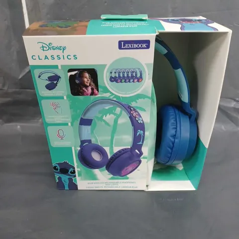 DISNEY STITCH 3D RECHARGEABLE HEADPHONES WITH LIGHTS