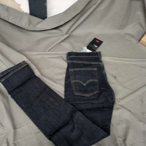 LEVI'S PREMIUM 510 SKINNY JEANS – MEN, UK 30 (US 30X32), DARK INDIGO DENIM