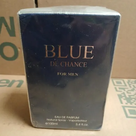 BOXED AND SEALED BLUE DE CHANCE FOR MEN EAU DE PARFUM 100ML