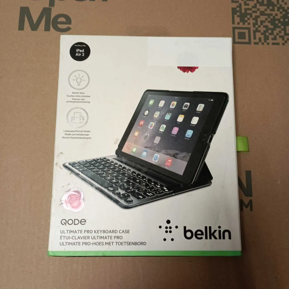 BOXED BELKIN QODE ULTIMATE KEYBOARD PRO CASE FOR IPAD AIR 2 