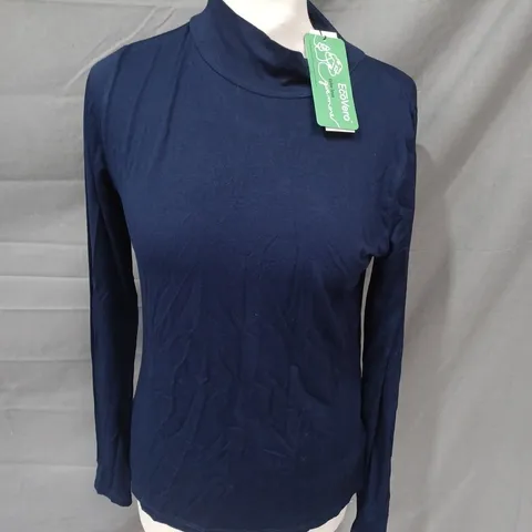 NOBODYS CHILD NAVY LYRA TOP - UK 12