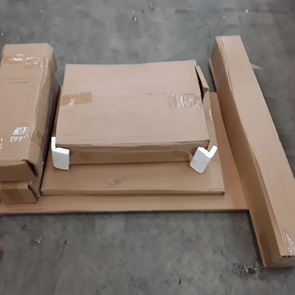 BOXED WHITE MAKEUP TABLE 