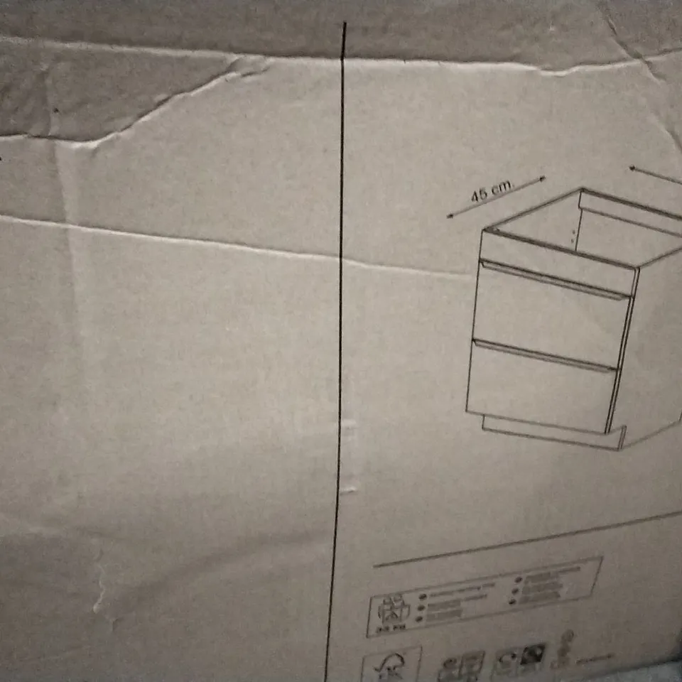 BOXED FREE-STANDING BASIN CABINET 80 X 82 X 45CM 