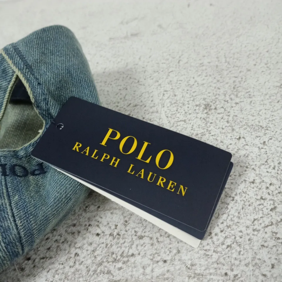 POLO RALPH LAUREN DENIM CLASSIC SPORT CAP – BLUE, ONE SIZE
