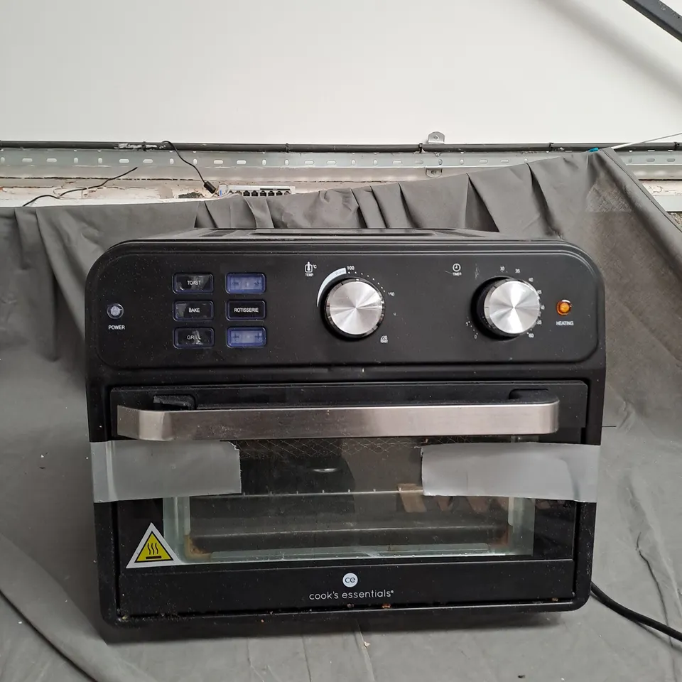 COOK'S ESSENTIAL 21-LITRE AIRFRYER OVEN IN BLACK