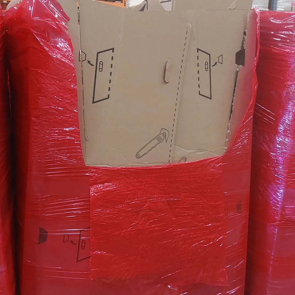 PALLET CONTAINING A VERY LARGE QUANTITY OF ASSORTED ITEMS INCLUDING: SPACE CAPSULE PET AIR CONDITIONING ROOM, AIR COOLER, WATER TABLE ECT