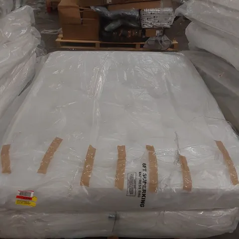 QUALITY BAGGED COOLING DEEP PADDED POCKET SPRUNG MATTRESS - 5FT KING SIZE 