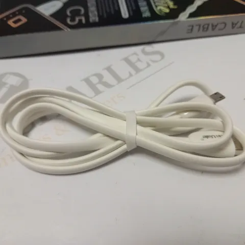 LOT OF APPROXIMATELY 16 KIN VALE USB TO MICRO-USB SYNC & CHARGE DATA FLAT CABLE