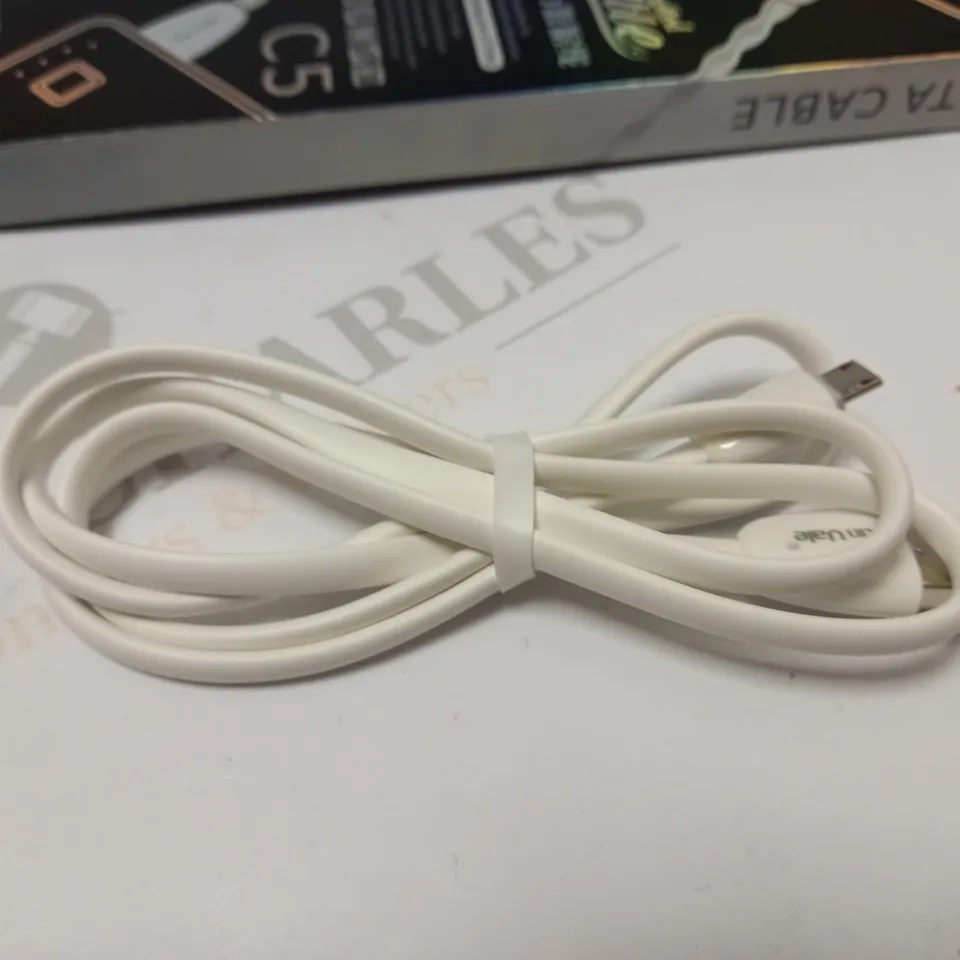 LOT OF APPROXIMATELY 16 KIN VALE USB TO MICRO-USB SYNC & CHARGE DATA FLAT CABLE