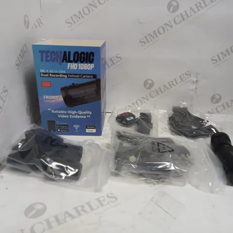 TECHALOGIC FHD 1080P DC-1 ALL IN ONE DUAL RECORDING HEALMET CAMERA