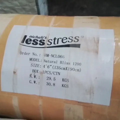 QUALITY BAGGED AND ROLLED NICHELI DOUBLE MATTRESS 