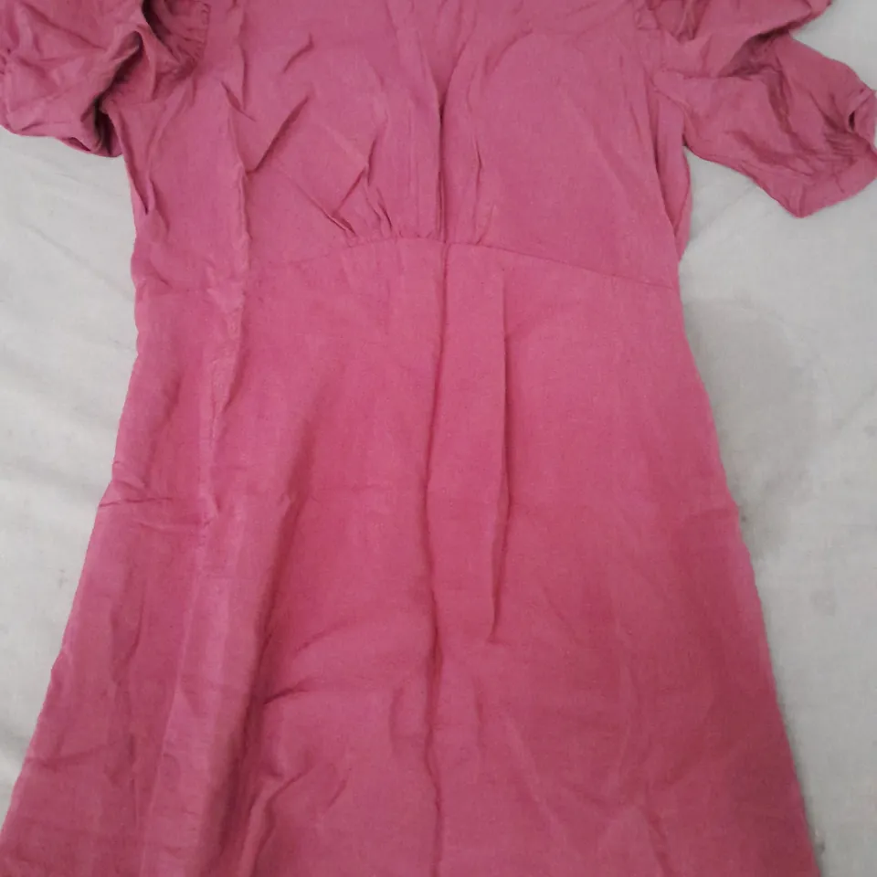 NOBODY'S CHILD EVIE MIDAXI DRESS IN WINE SIZE UK 8