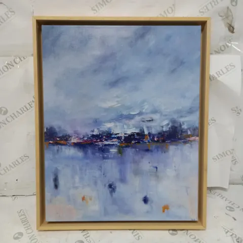 BOXED ARTIST LANE 'WINTER IN ABU DHABI' BY AMIRA RAHIM ART PRINT WRAPPED ON CANVAS 42 X 52CM