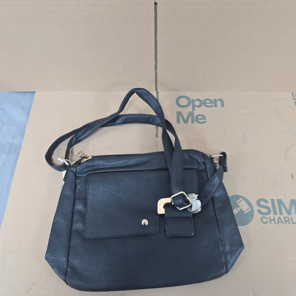HOUSE OF MILANO NAVY LEATHER HANDBAG – WOMEN'S ACCESSORY
