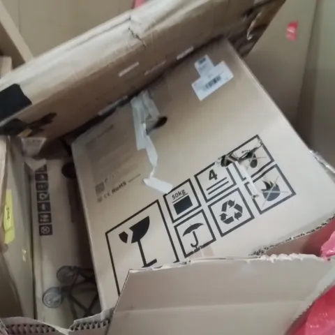 PALLET OF ASSORTED HOUSEHOLD GOODS AND PRODUCTS TO INCLUDE;ANIMAL BARRIER FENCE,CAMPING WAGON,AUTOMATIC CAT LITTER BOX