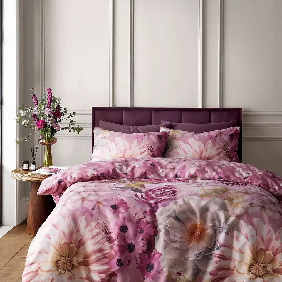 RHS X CATHERINE LANSFIELD ROSEMOOR FLORAL DUVET SET KING SIZE