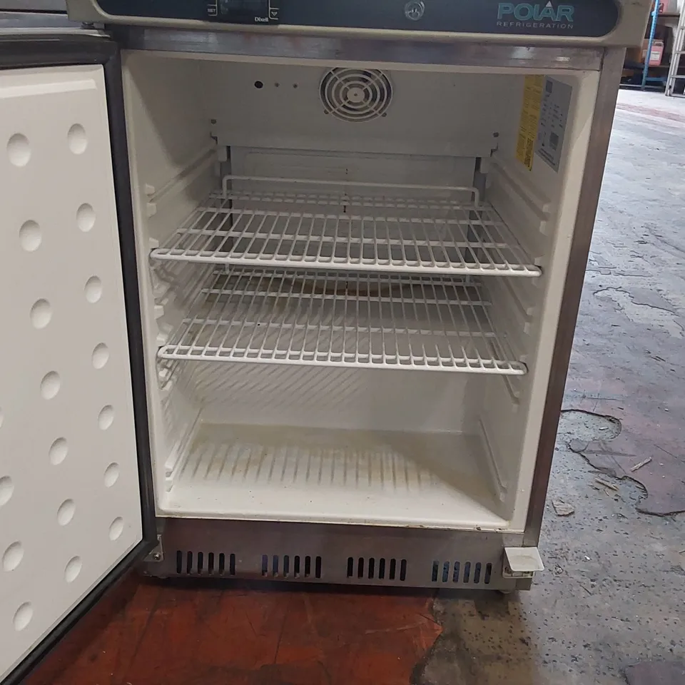 POLAR CD080 C-SERIES STAINLESS STEEL UNDER COUNTER FRIDGE 150LTR
