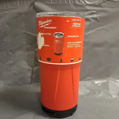 MILWAUKEE PACKOUT TUMBLER IN RED 591ML