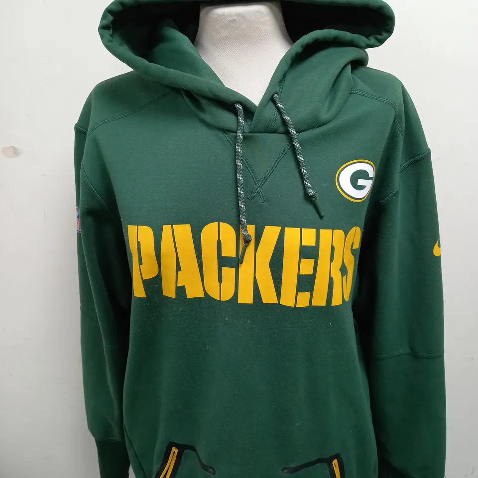 NFL GREEN BAY PACKERS HOODIE SIZE L