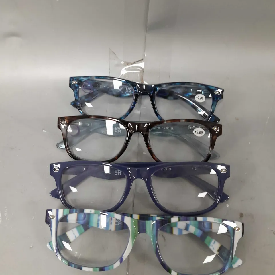 HUMMINGBIRD SET OF 4 READERS WITH BLUE LIGHT FILTER