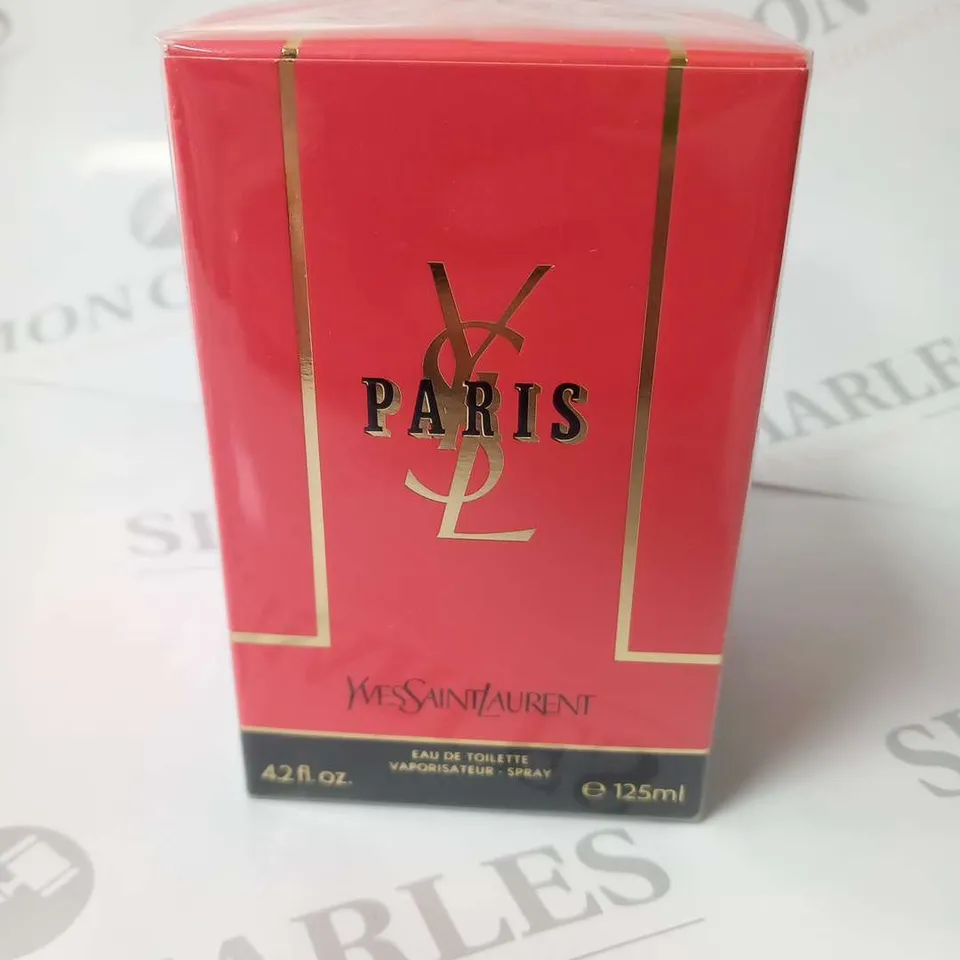 BOXED AND SEALED YVES SAINT LAURENT PARIS EAU DE TOILETTE 125ML