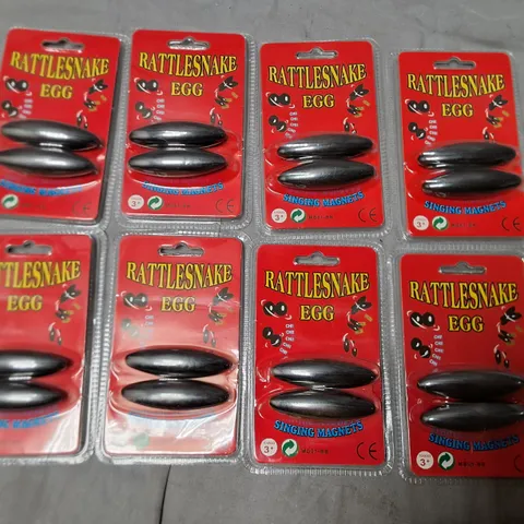 LOT OF APPROXIMATELY 20 RATTLESNAKE EGG MAGNETS