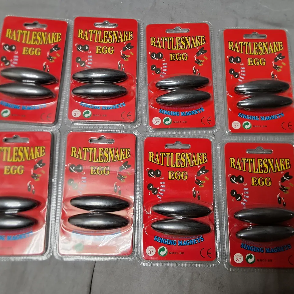 LOT OF APPROXIMATELY 20 RATTLESNAKE EGG MAGNETS
