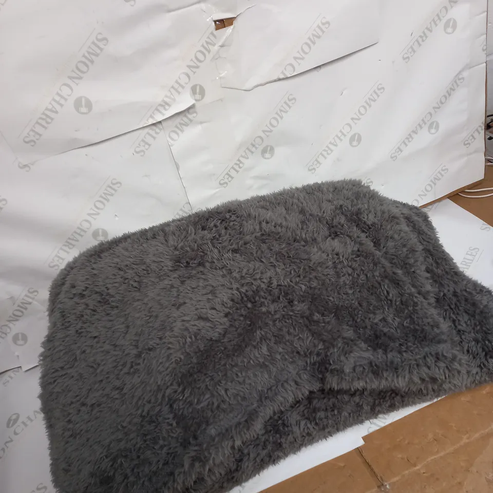 DUNELM GREY BED THROW 