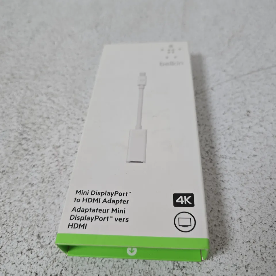 BELKIN MINI DISPLAYPORT TO HDMI ADAPTER – 4K, BOXED
