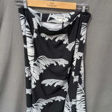 WHISTLES BAMBOO PRINT SPLIT SKIRT – UK16
