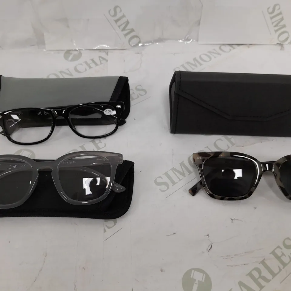 BOXED HUMMINGBIRD POLARISED SUNGLASSES & READER 3PC SET
