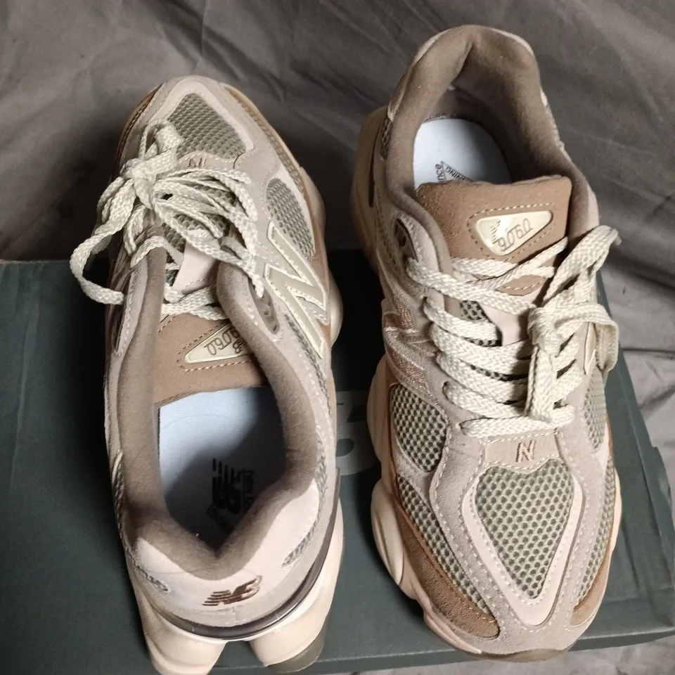 NEW BALANCE 9060 LIFESTYLE SNEAKERS – MEN'S, UK 7.5 (BOXED)