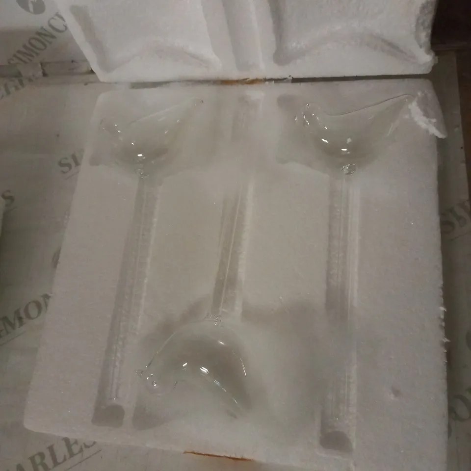 LOT OF 9 GLASS BIRDS