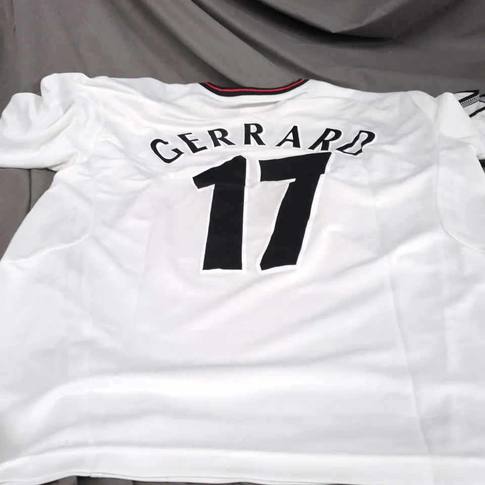 RETRO LIVERPOOL STEVEN GERRARD SHIRT SIZE L