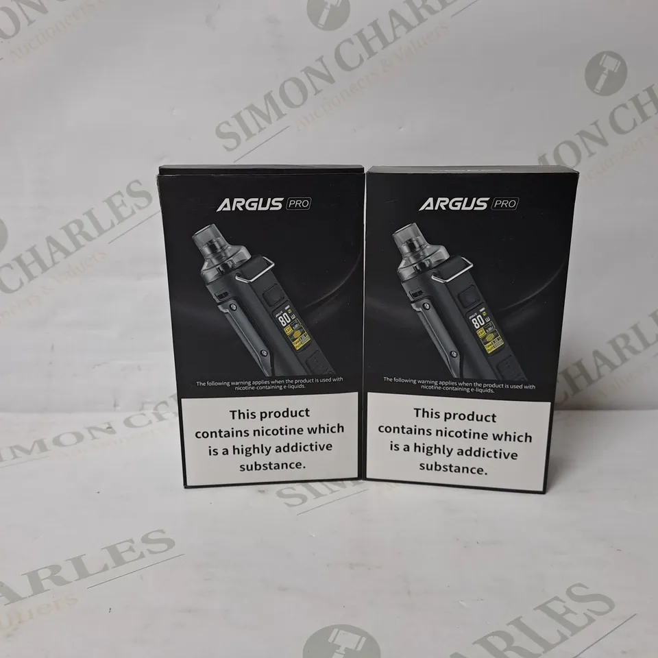 2 BOXED VOOPOO ARGUS PRO POD VAPE KIT