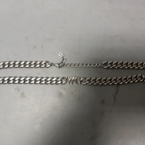 BOXED ABBOTT LYON CUSTOM INITIAL NECKLACE IN SILVER