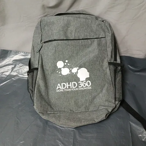 RUCKSACK GREY "ADHD MORE THAN YOUR DIAGNOSIS" 