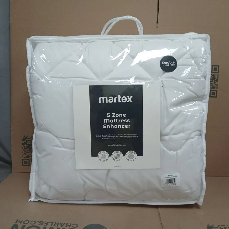 MARTEX 5 ZONE MATTRESS ENHANCER – DOUBLE