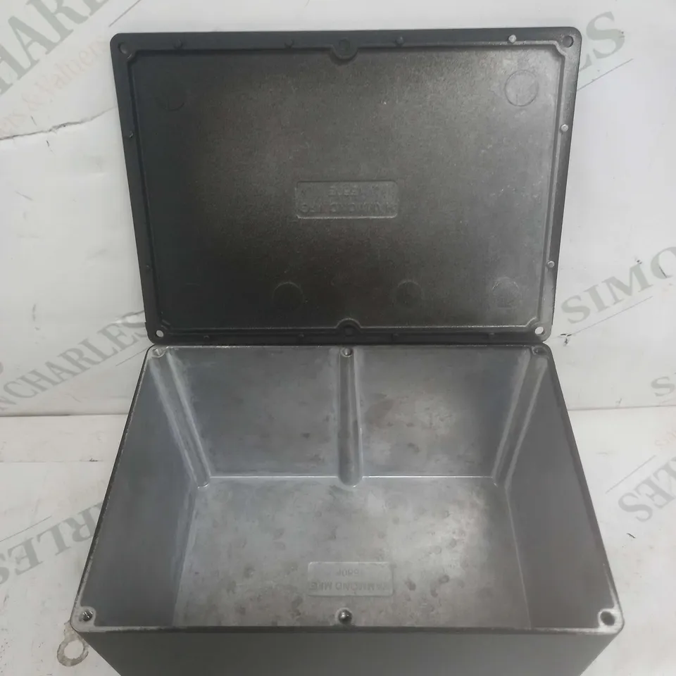 HAMMOND 1550FBK IP54 DIECAST ALUMINIUM ENCLOSURE BLACK