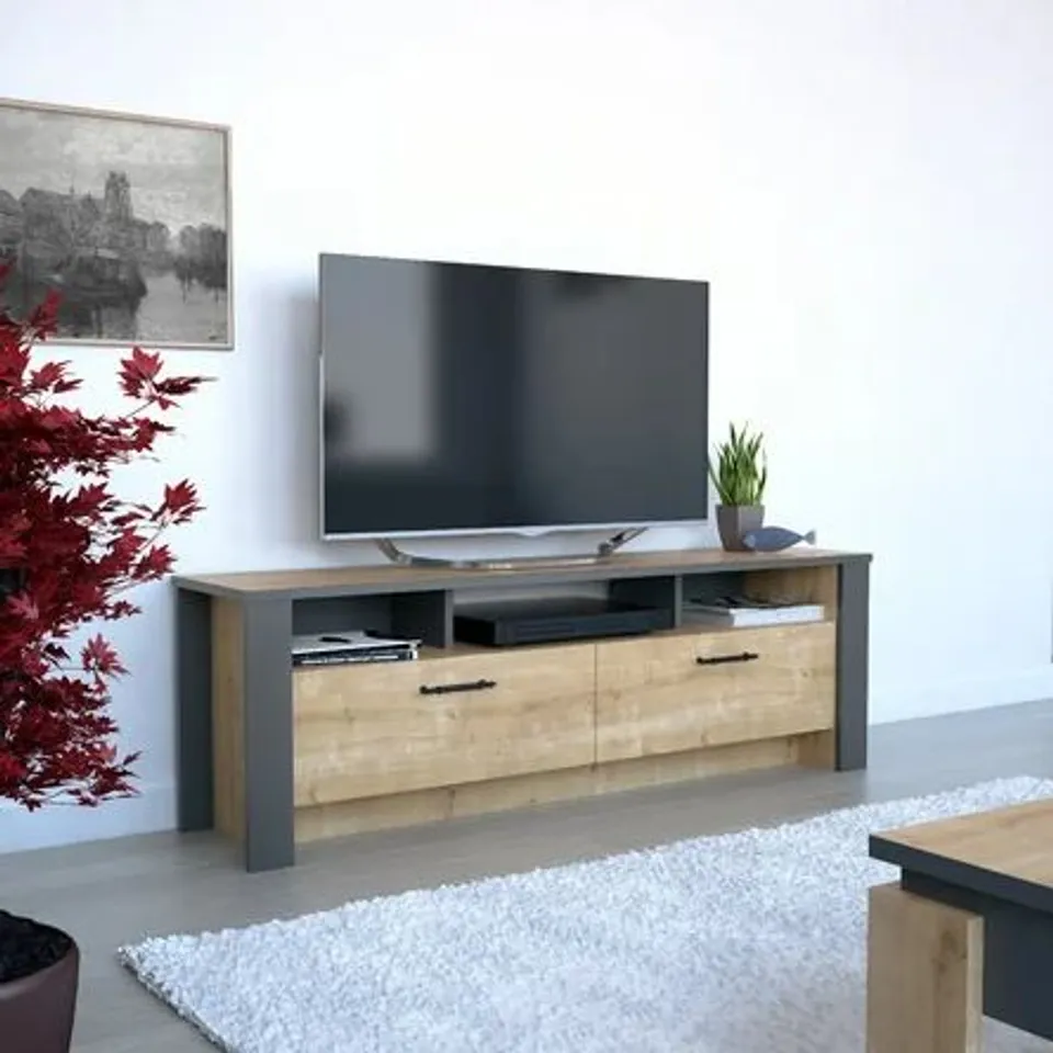 BOXED HALLEY TV STAND UP TO 65"