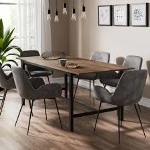 BOXED FULTON EXTENDING DINING - RUSTIC PINE EFFECT (1 BOX)
